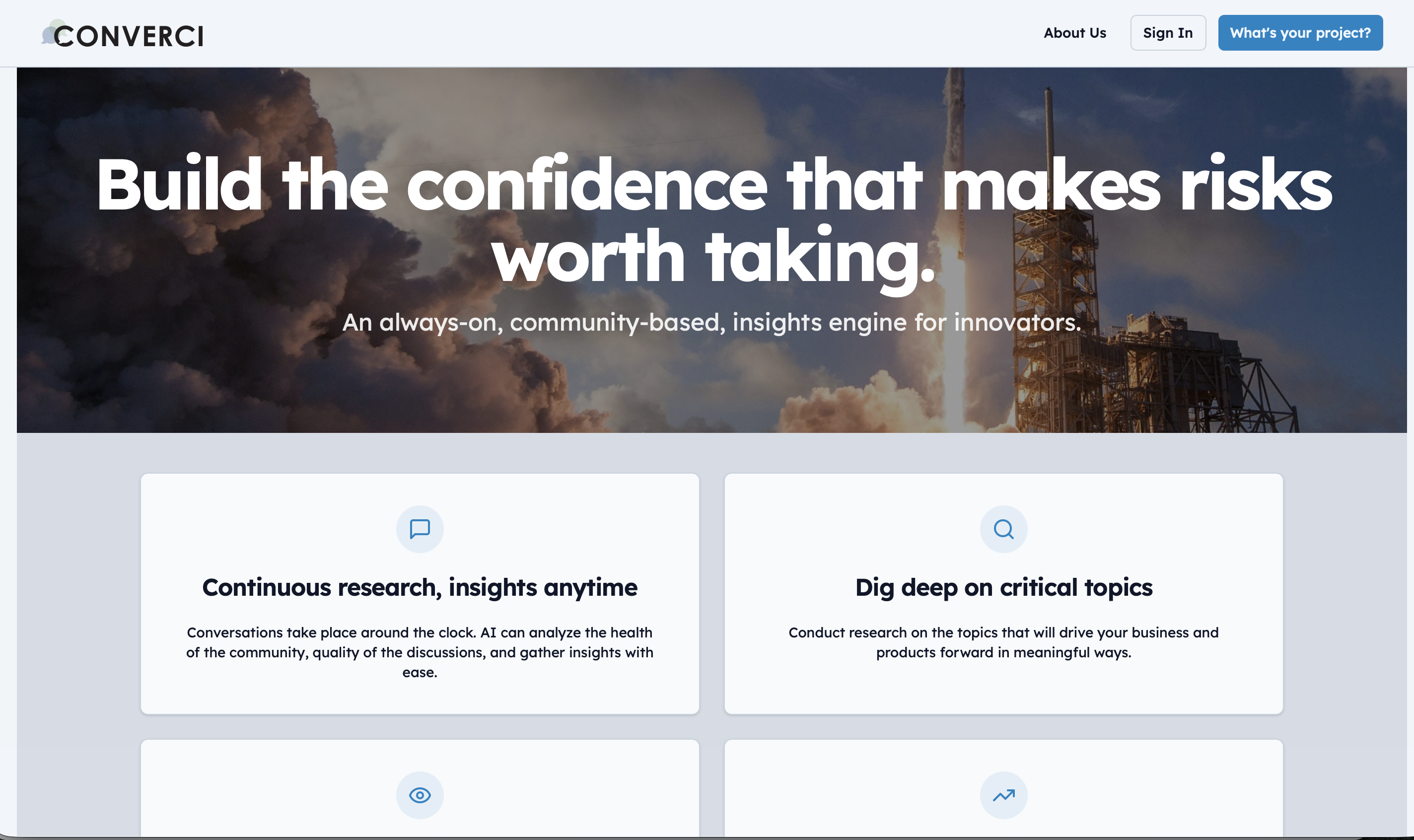 Converci insights platform